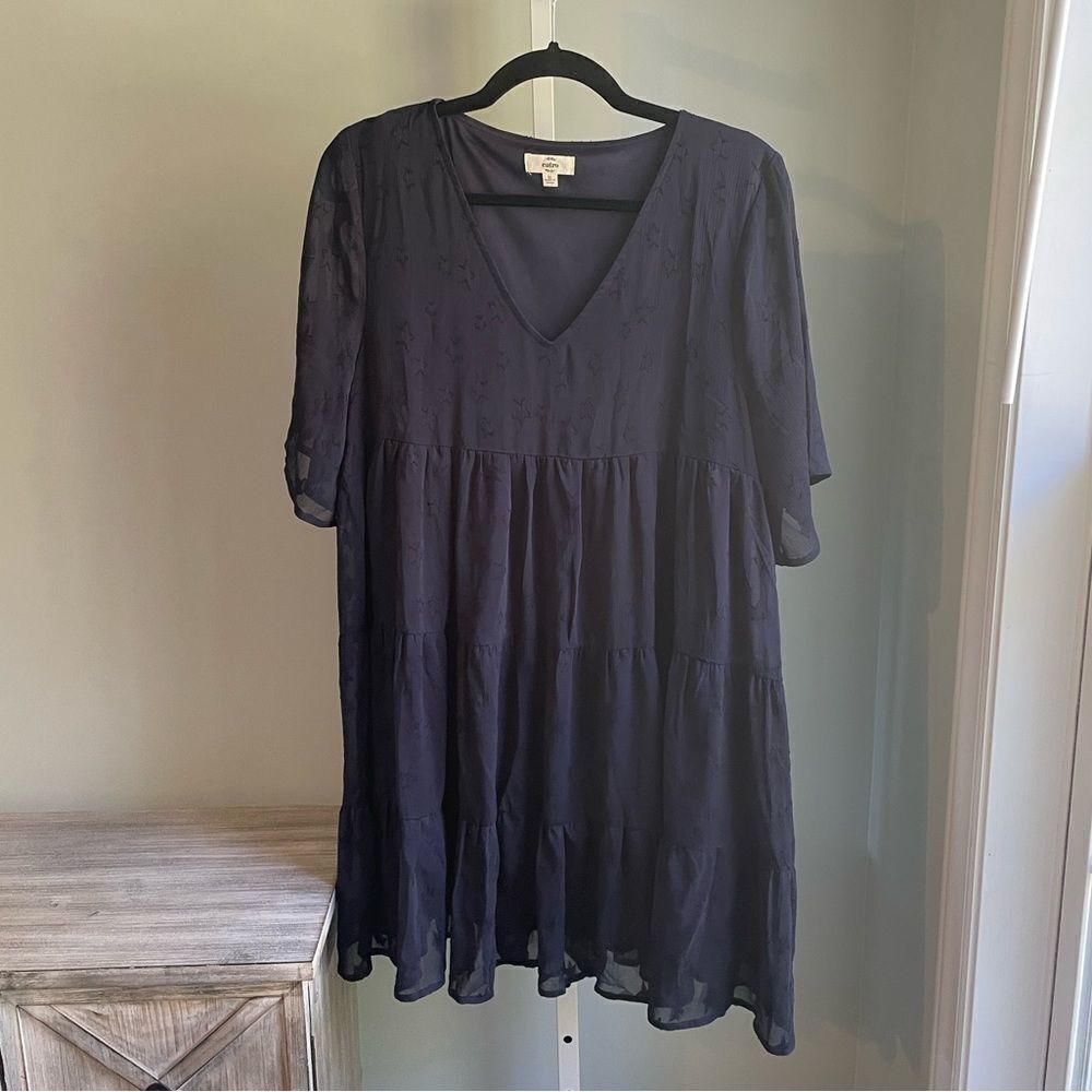 Entro Navy Mini Dress